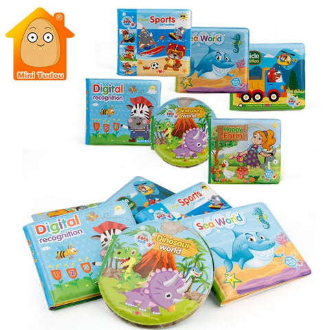 Baby Bath Books Waterproof Bathroom Books Water Bathroom Toys Early Learning Educational Toys Gift Bath Books For Baby Kids