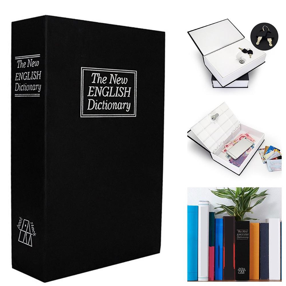 MIni Home Security Dictionary Key Book Safe/Lock Box/Storage/Piggy Bank Creative Money Box Home Accessories